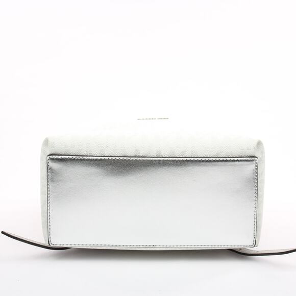 Michael Kors Silver Logo Backpack